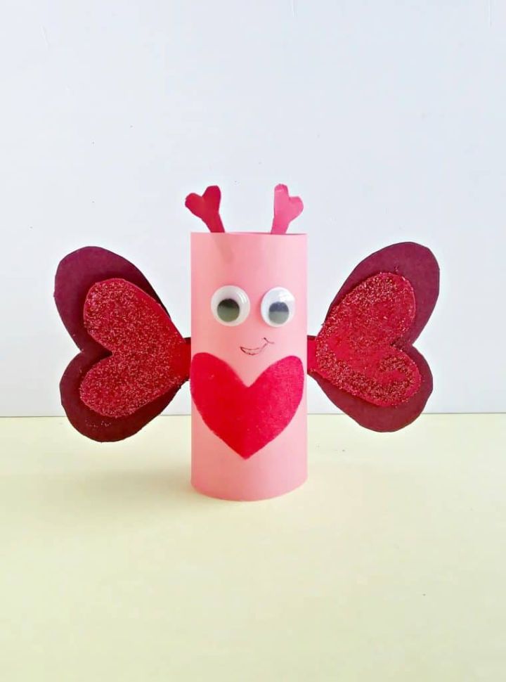 Valentine's Day Butterfly Craft With Printable Template