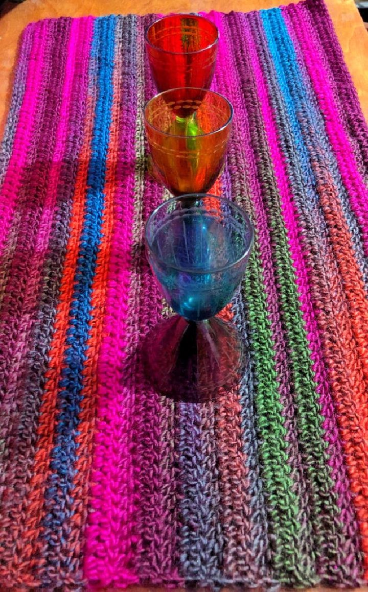 Vibrant 4 Hour Crochet Table Runner Pattern