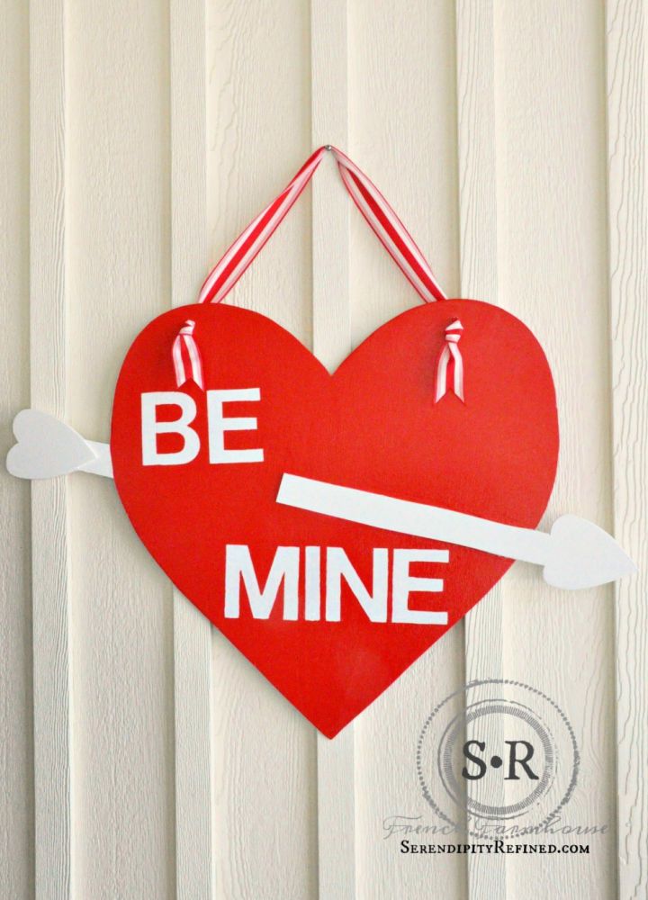 Vintage Style Wood Valentines Day Heart Tutorial