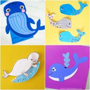 25 whale crafts for kids: (preschoolers and toddlers)