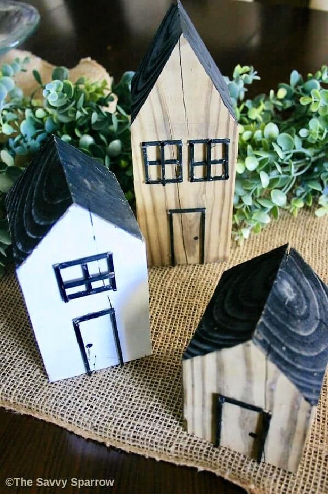 Wooden Houses From Scrap Wood for Beginners