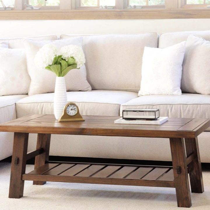 Angled Wood Coffee Table Building Plans