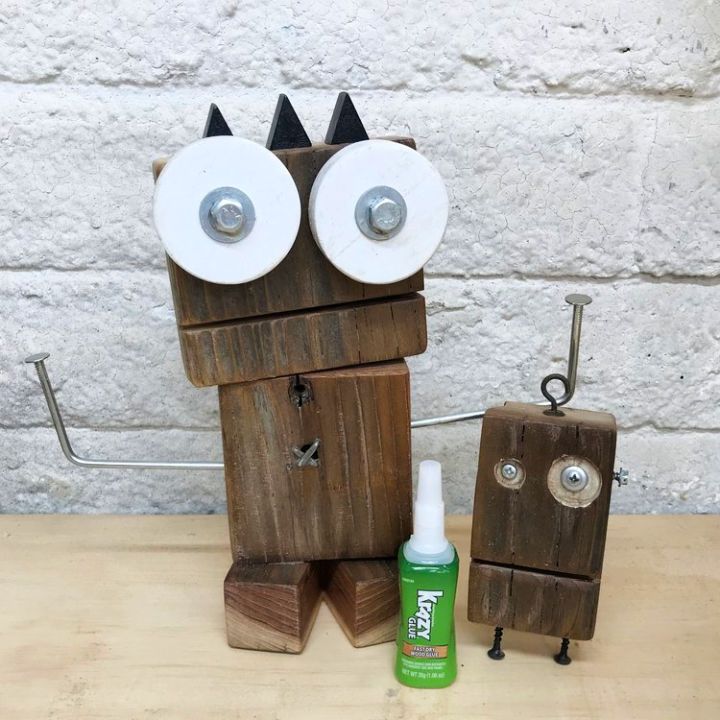 Awesome Bots Scrap Wood Art Project