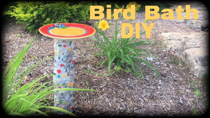 Beautiful DIY Dollar Tree Bird Bath
