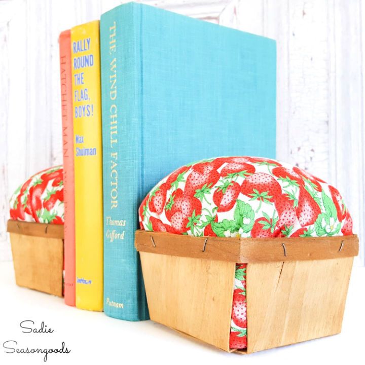 Handmade Berry Baskets Bookend