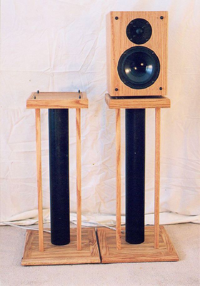 Build Your Own Speaker Stands Free Plan