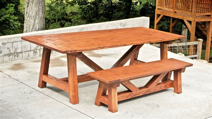Building a Farm Style Table With Bench