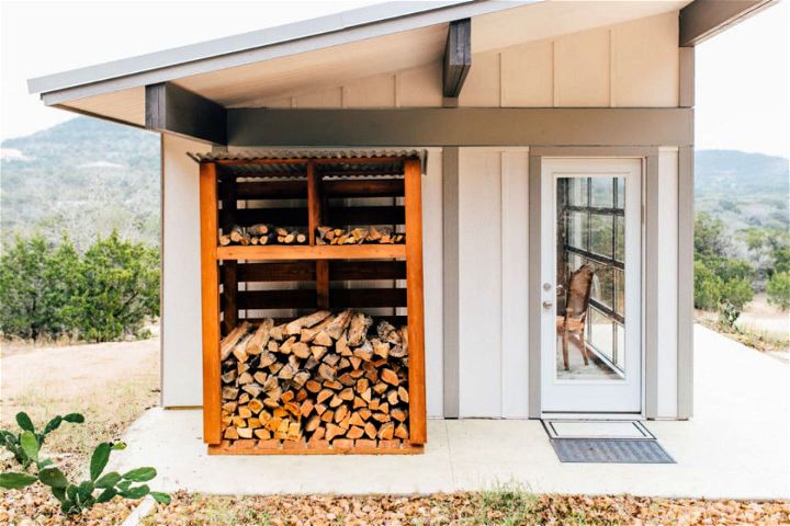 Build an Outdoor Firewood Rack