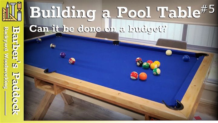 Building a Pool Table at Home