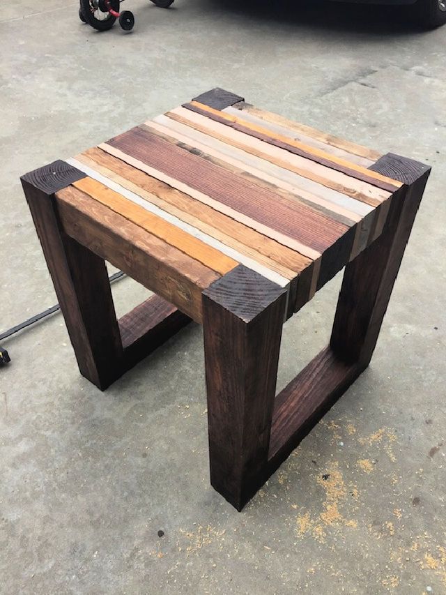 Building a Scrap Wood Side Table