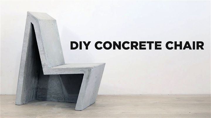 Cheap DIY Concrete Chair