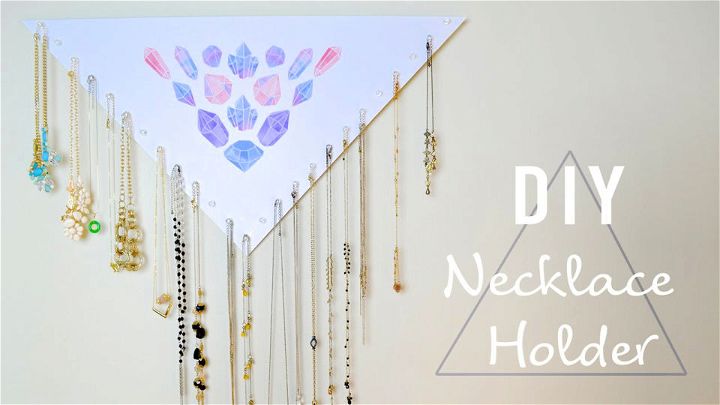 Cheap DIY Necklace Holder