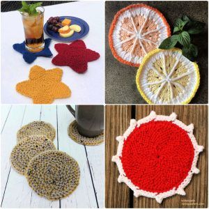 22 Free Coaster Knitting Patterns (Knit Coaster Pattern)