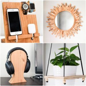 40 DIY wood craft ideas and projects to try