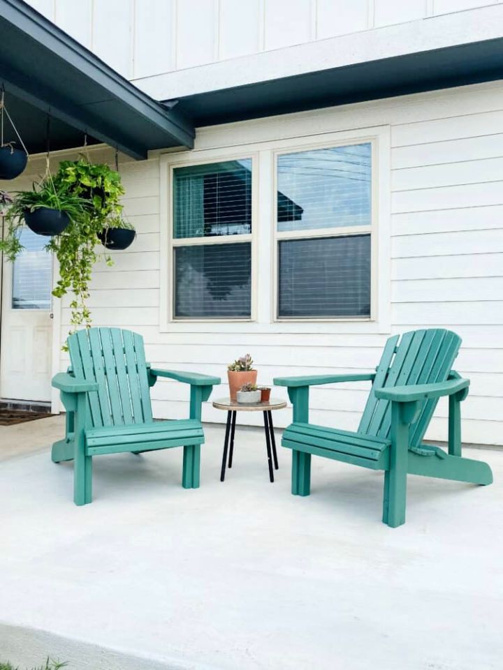 DIY Backyard Adirondack Chairs
