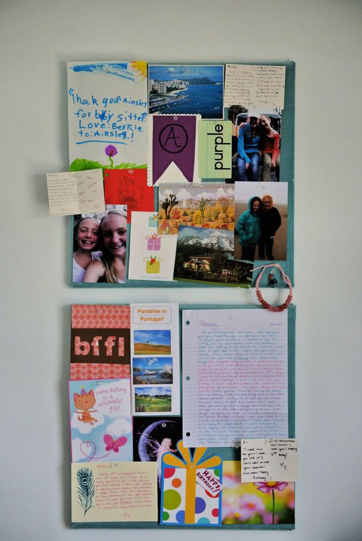 Make a Fabric Bulletin Board