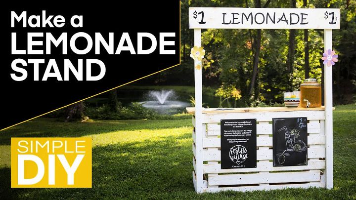 DIY Lemonade Stand for Foster Village Charlotte