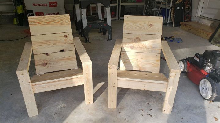 Modern DIY Adirondack Chairs