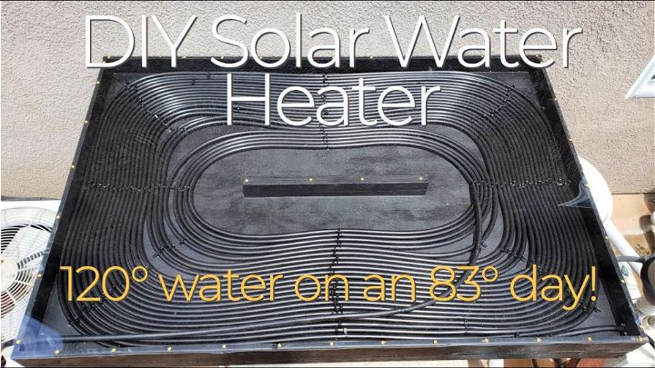 DIY Outdoor Solar Water Heater