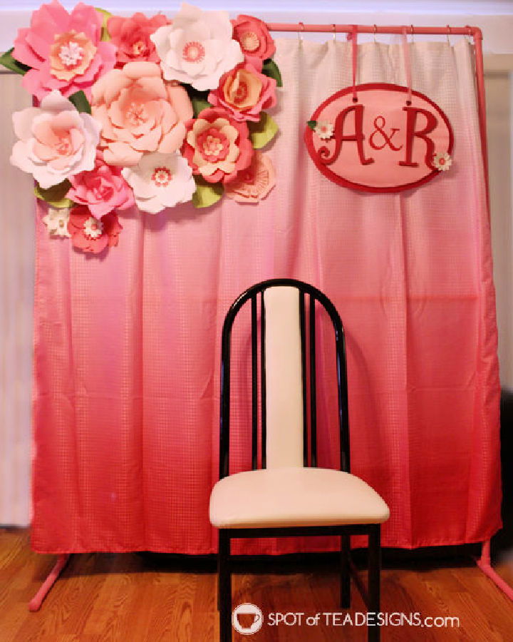 diy photo backdrop stand