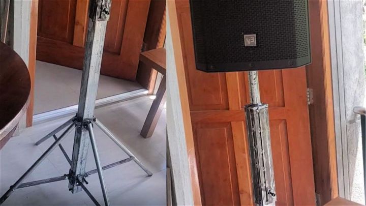 DIY Pa Speaker Stand From Scrap Metal