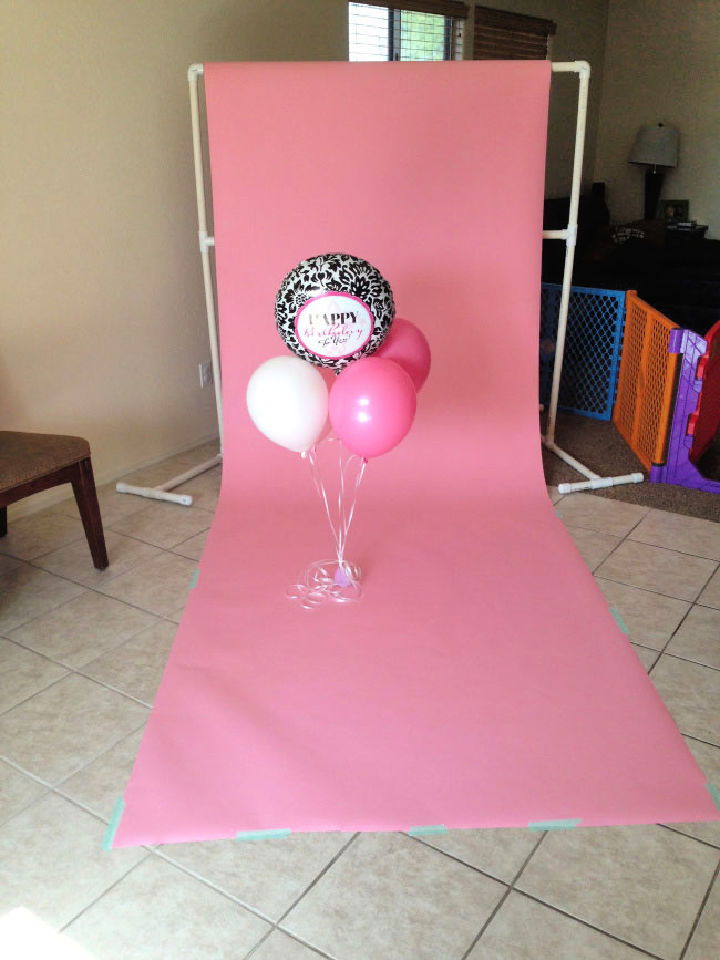 Homemade Photography Backdrop Stand