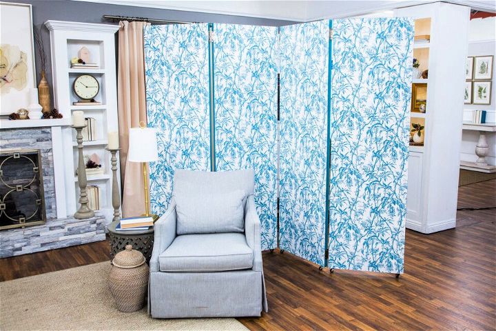 Make Your Own Fabric Room Dividers