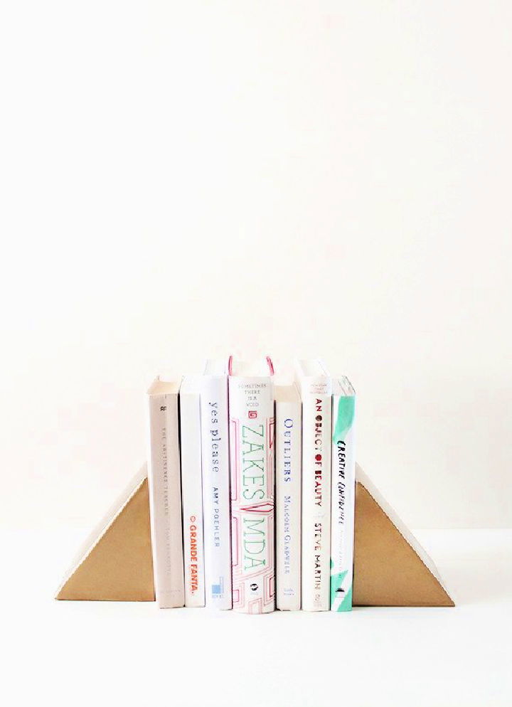 Handmade Triangle Bookends