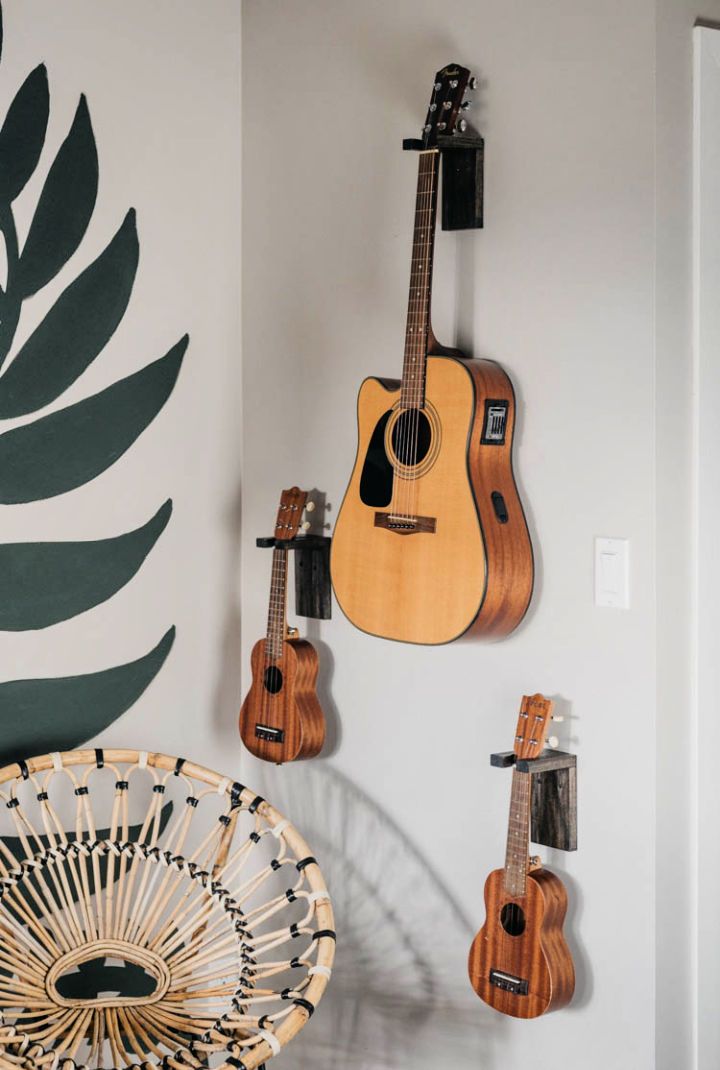 How to Make a Wall Mount Guitar Holder