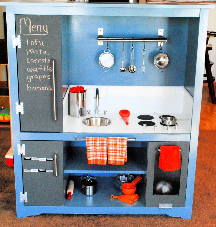 Homemade Manly Play Kitchen
