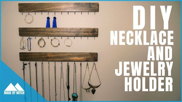Easy DIY Necklace Holder