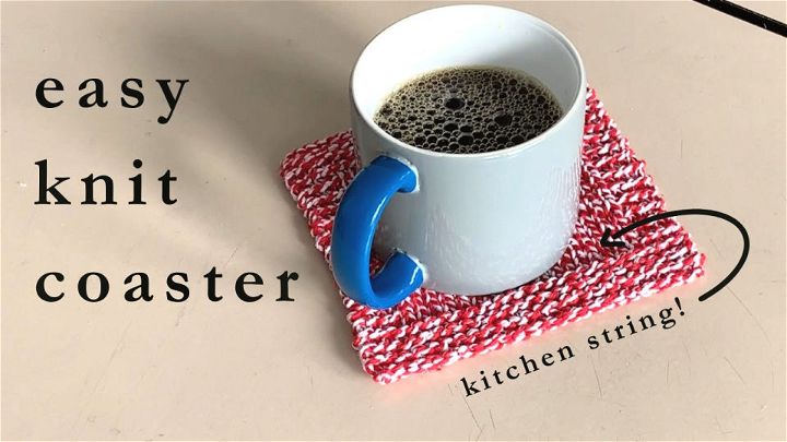 Easy to Knit Coaster Pattern