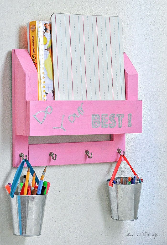 Fun Homework Station Woodworking Project