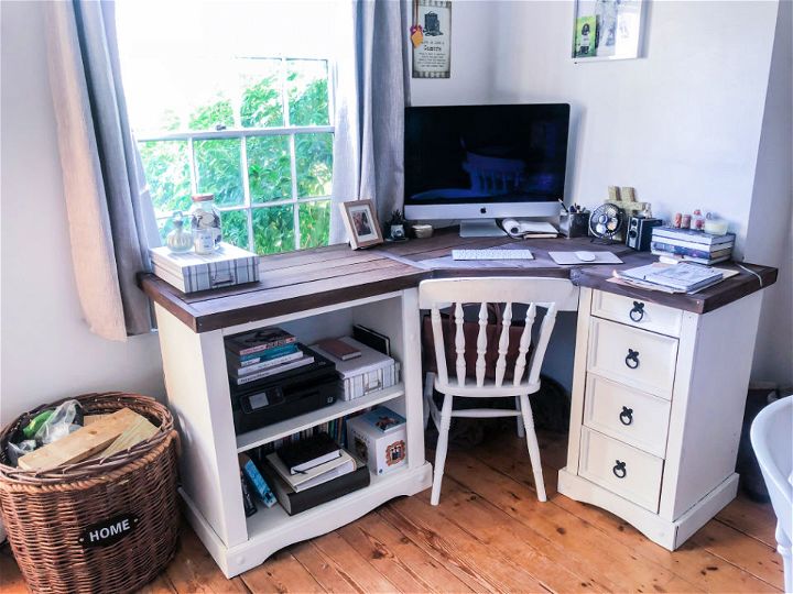 Homemade Corner Desk for Home Office 