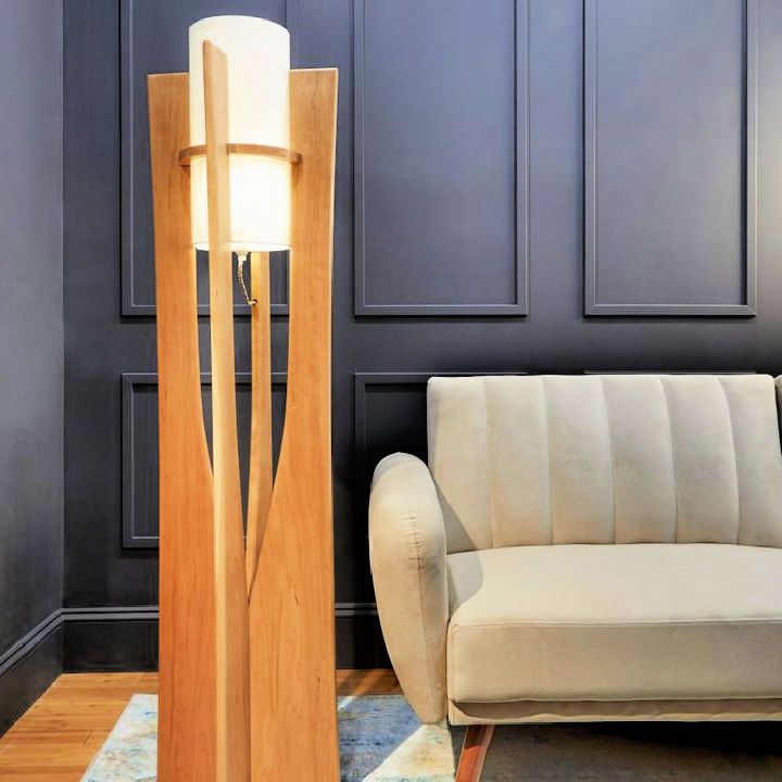 How to Build a Wooden Floor Lamp