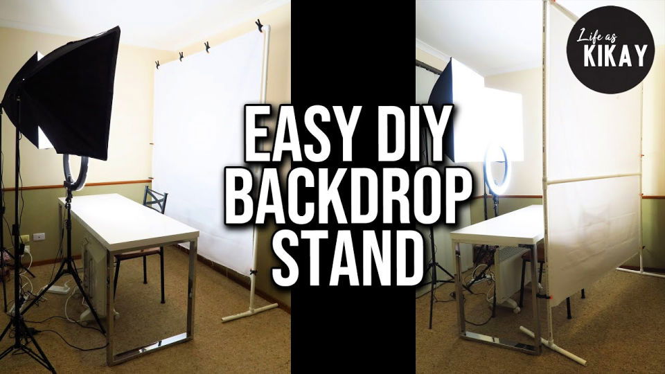 diy photo backdrop stand