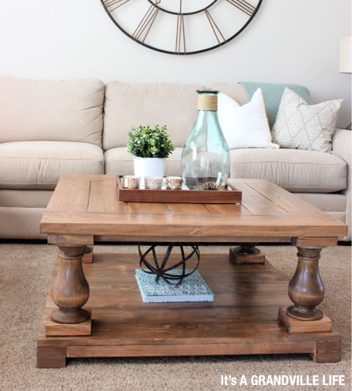 How to Build a Balustrade Coffee Table