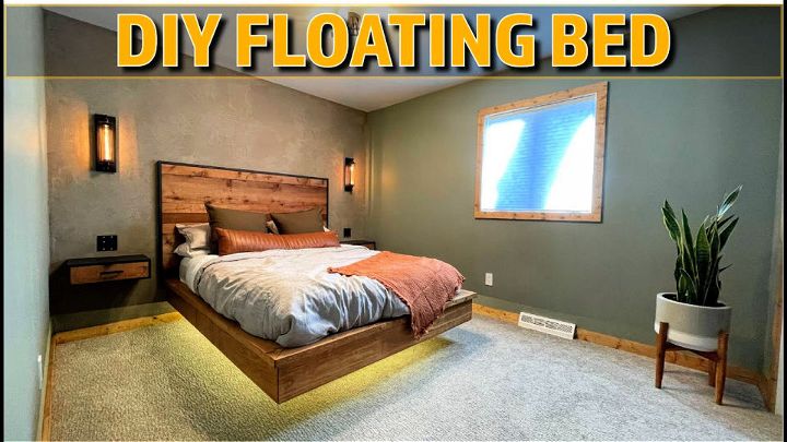 How to Build a Floating Bed Frame at Home