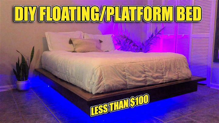Building a Floating Platform Bed