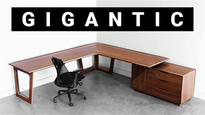 How to Build a Giant L Shaped Desk