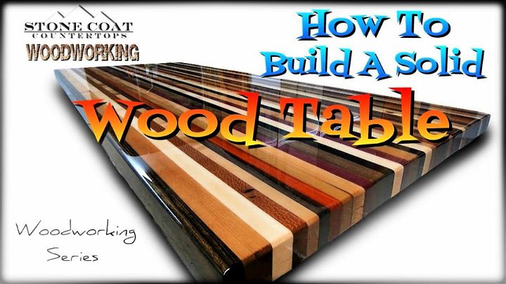 How to Build a Solid Wood Table Top