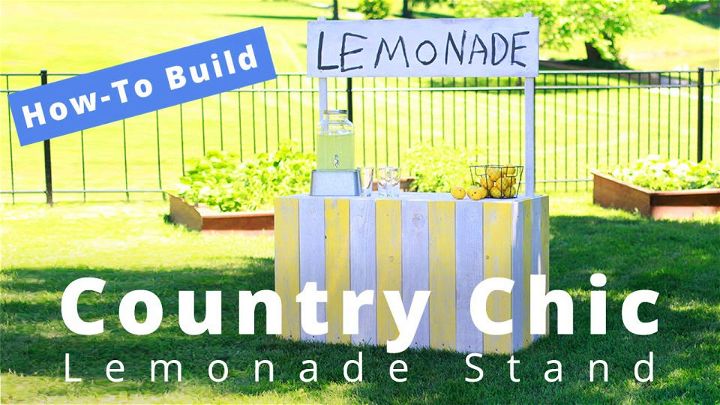 Vintage Country Chic DIY Lemonade Stand