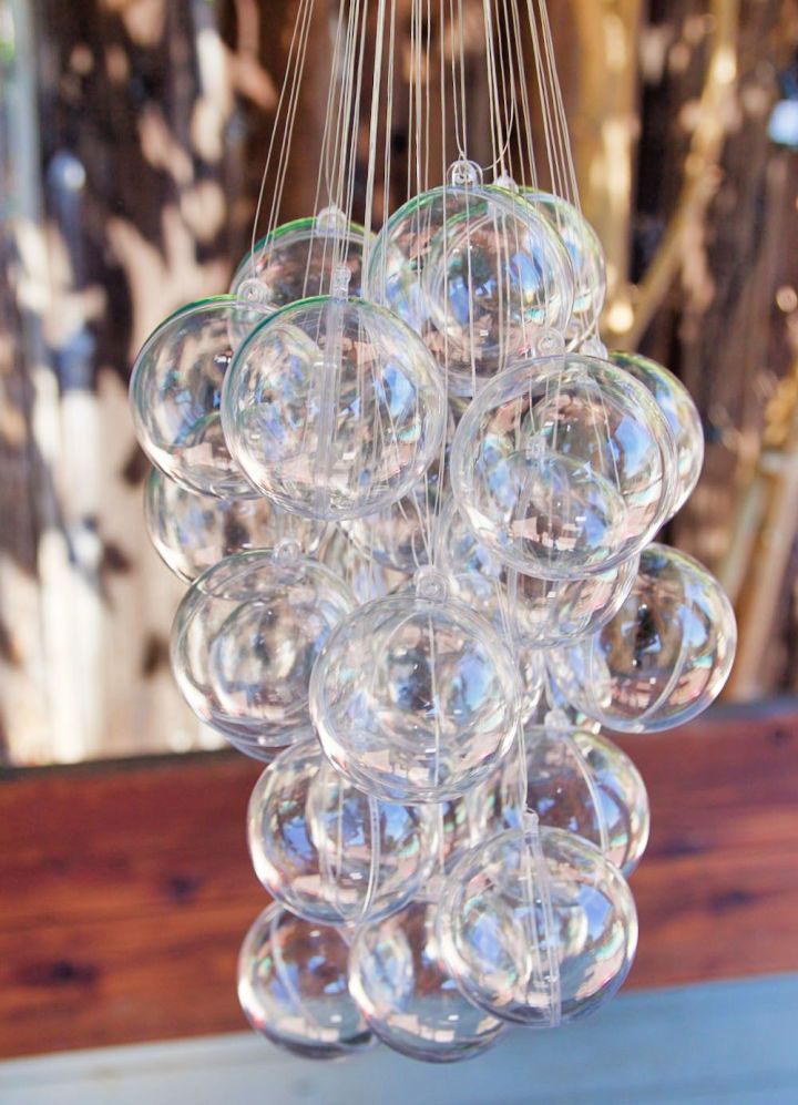 How to Do Plastic Bubble Chandelier