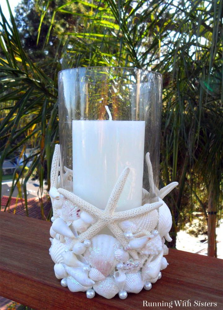 Beachcomber Seashell Candleholder Decoration