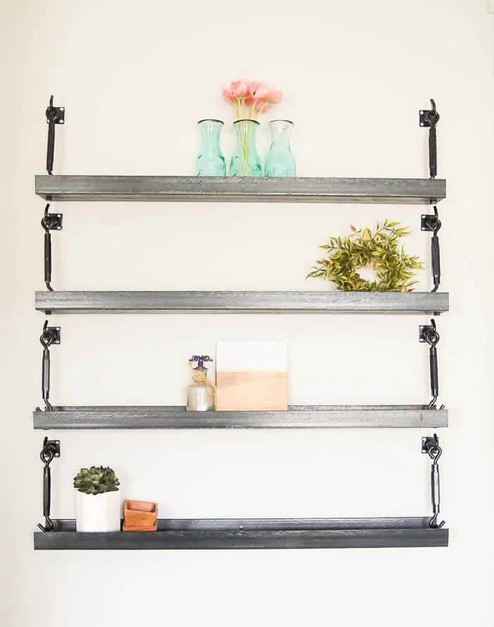 How to Make Industrial Metal Shelves
