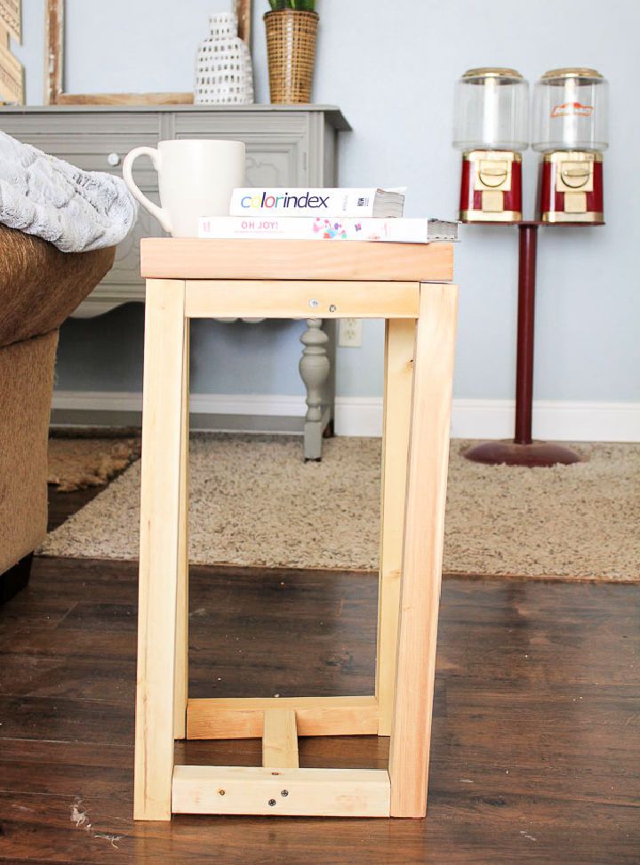 How to Make Side Table Out of Wood