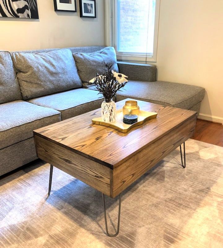 How to Make Wood Lift Top for Coffee Table