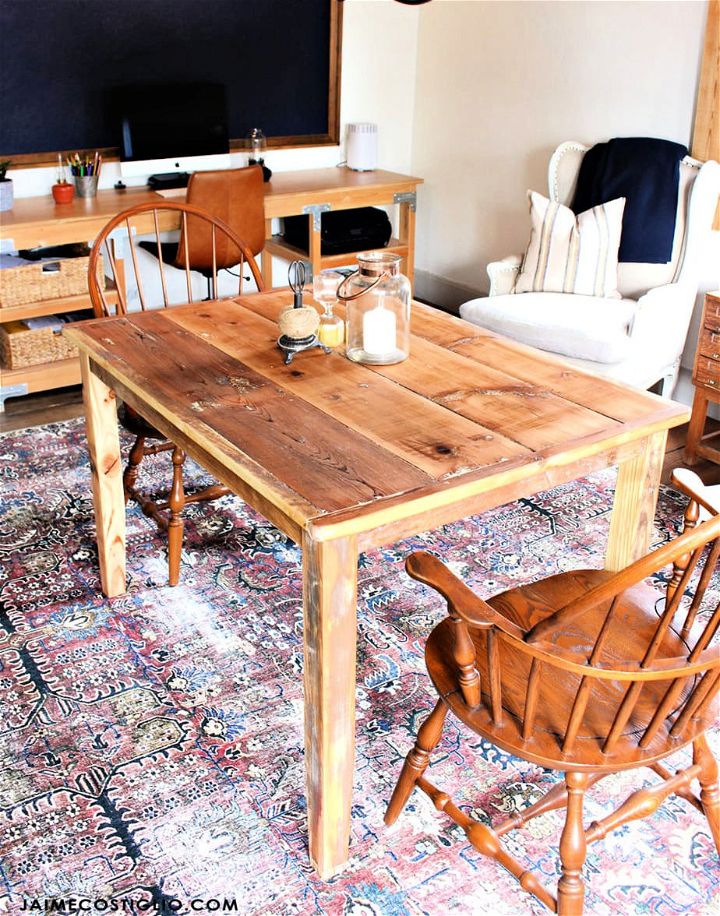 How to Make a Shiplap Table Top