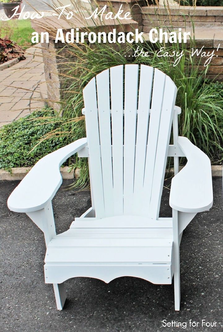 How to Make an Adirondack Chair at Home
