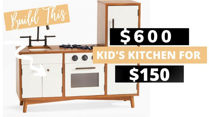 DIY Kids Play Kitchen on Budget